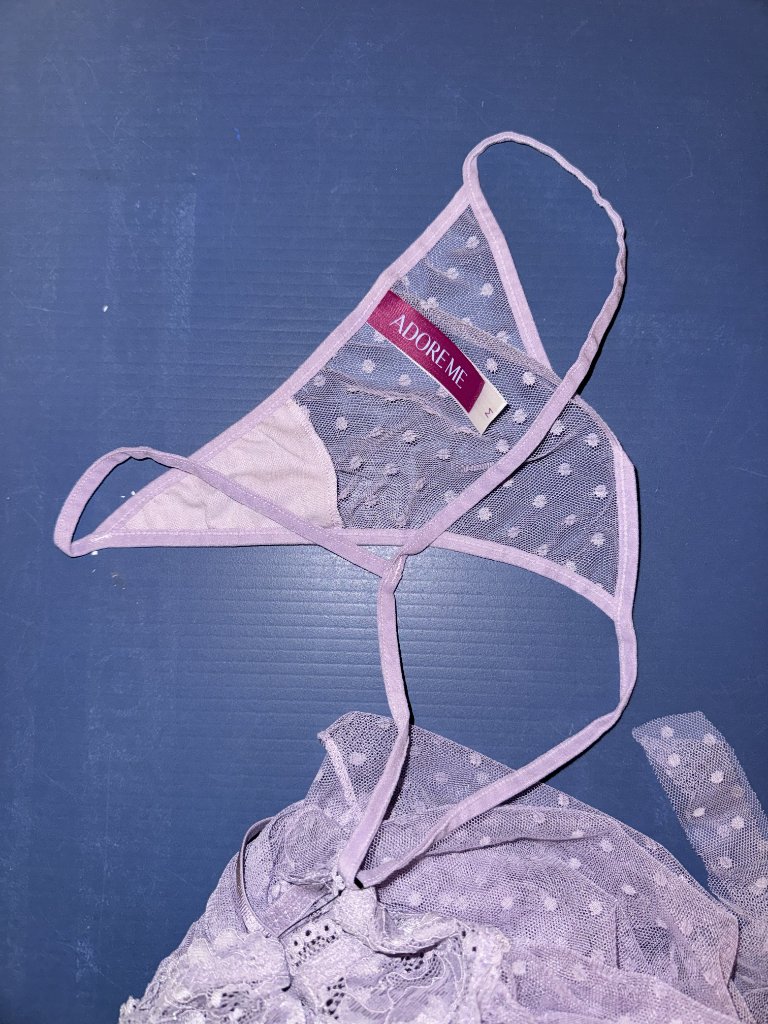 Nwt Adore Me Purple Elise Babydoll Set — image 2 of 4